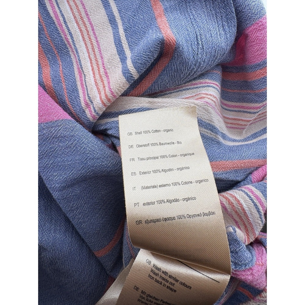 Scotch And Soda Men's Multi Colored Striped XL Organic Cotton Button Up Shirt - Picture 7 of 11